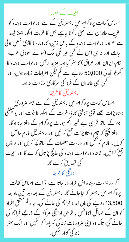 Ehsaas Program Registration 8171 Nadra for 13500 Ineligible Women Latest Update 2025