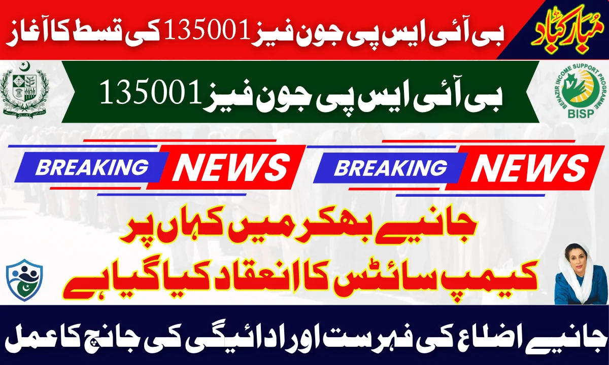 8171 Phase 1 June Installment has Started Know Districts List & Payment Checking Process