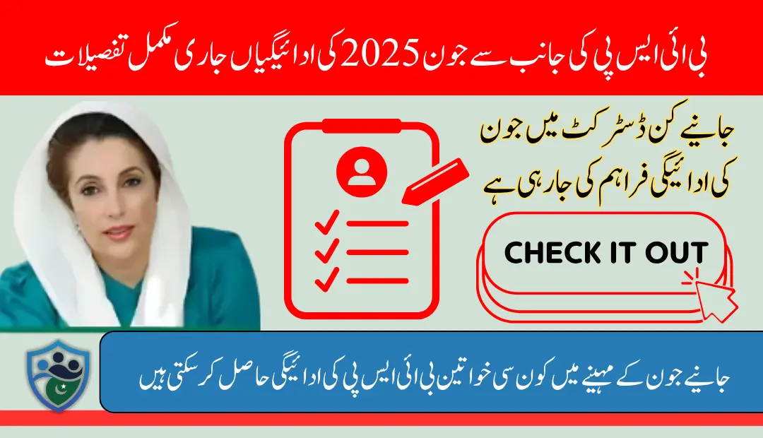 BISP 8171 June 2025 Payment Released In Different Districts Know Details Step By Step (1)